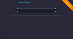 Desktop Screenshot of fattidicanapa.it